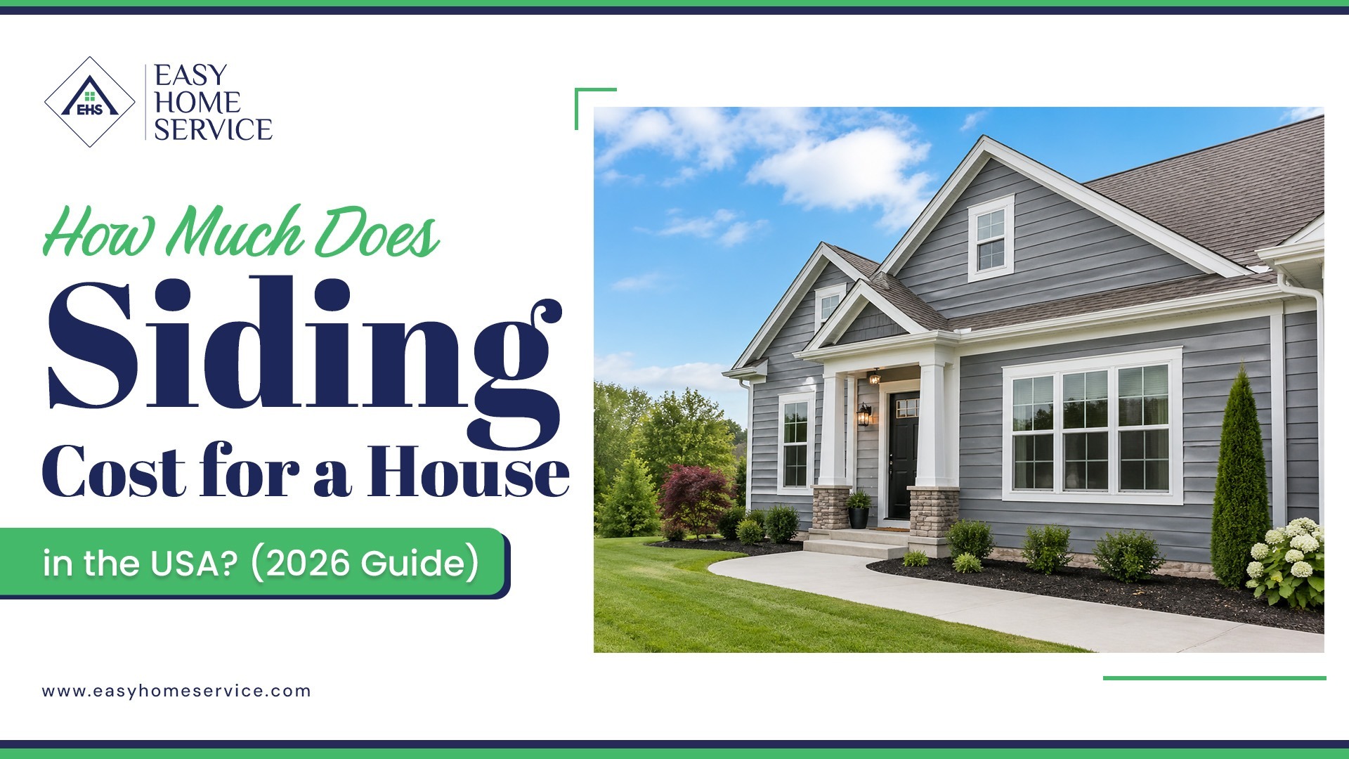 Cost of Siding a House